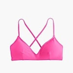 J. Crew FRENCH CROSS-BACK BIKINI TOP